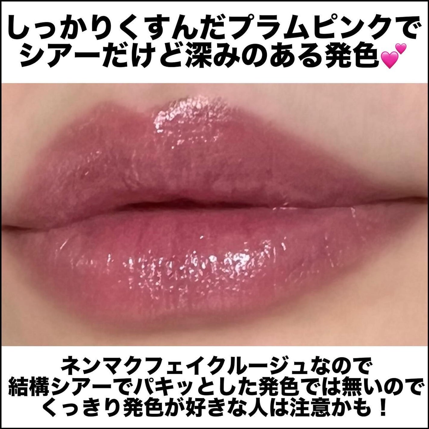 ネンマクフェイク ルージュ/Visée/口紅を使ったクチコミ(3枚目)