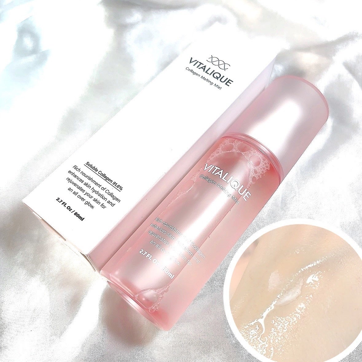 VITALIQUE コラーゲンメルティングミスト/MEDITHERAPY/ミスト状化粧水を使ったクチコミ(7枚目)