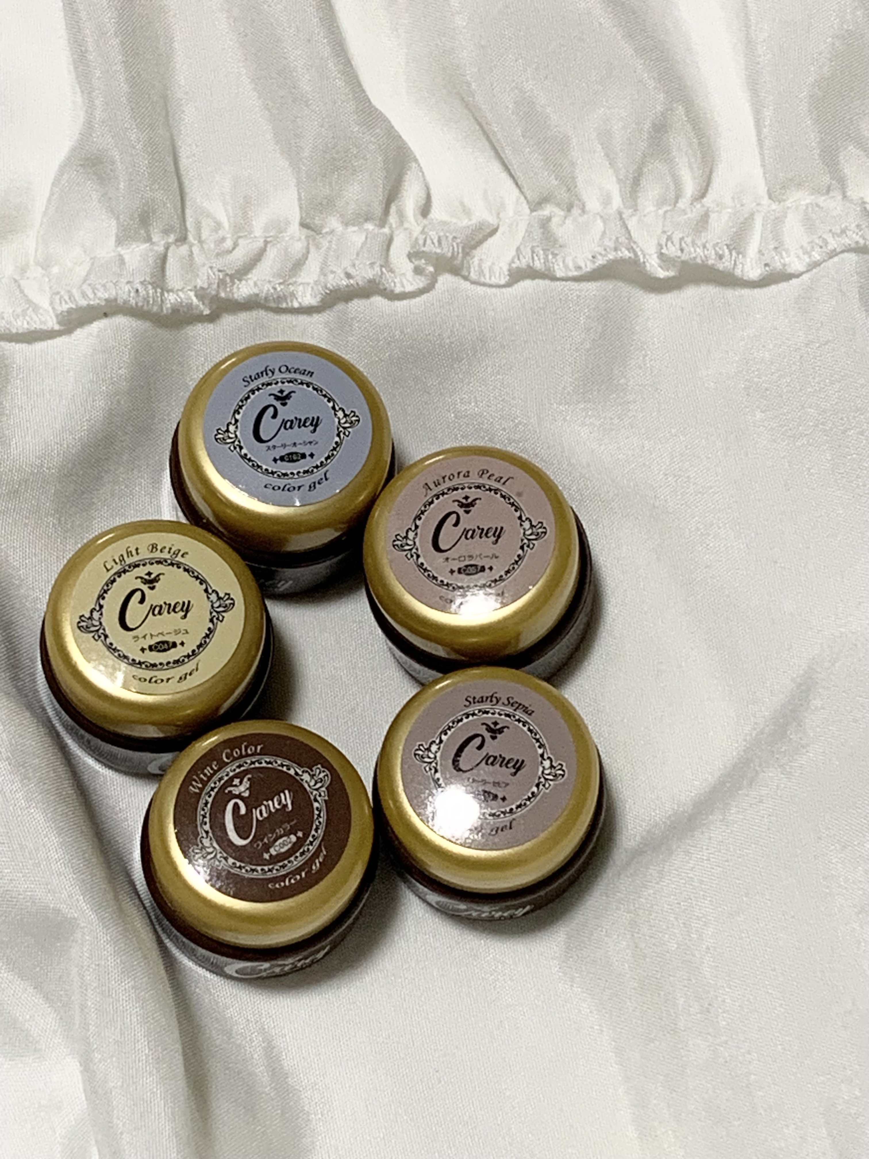 Carey カラージェル C057 オーロラパール/Carey/ジェルネイルを使ったクチコミ（3枚目）