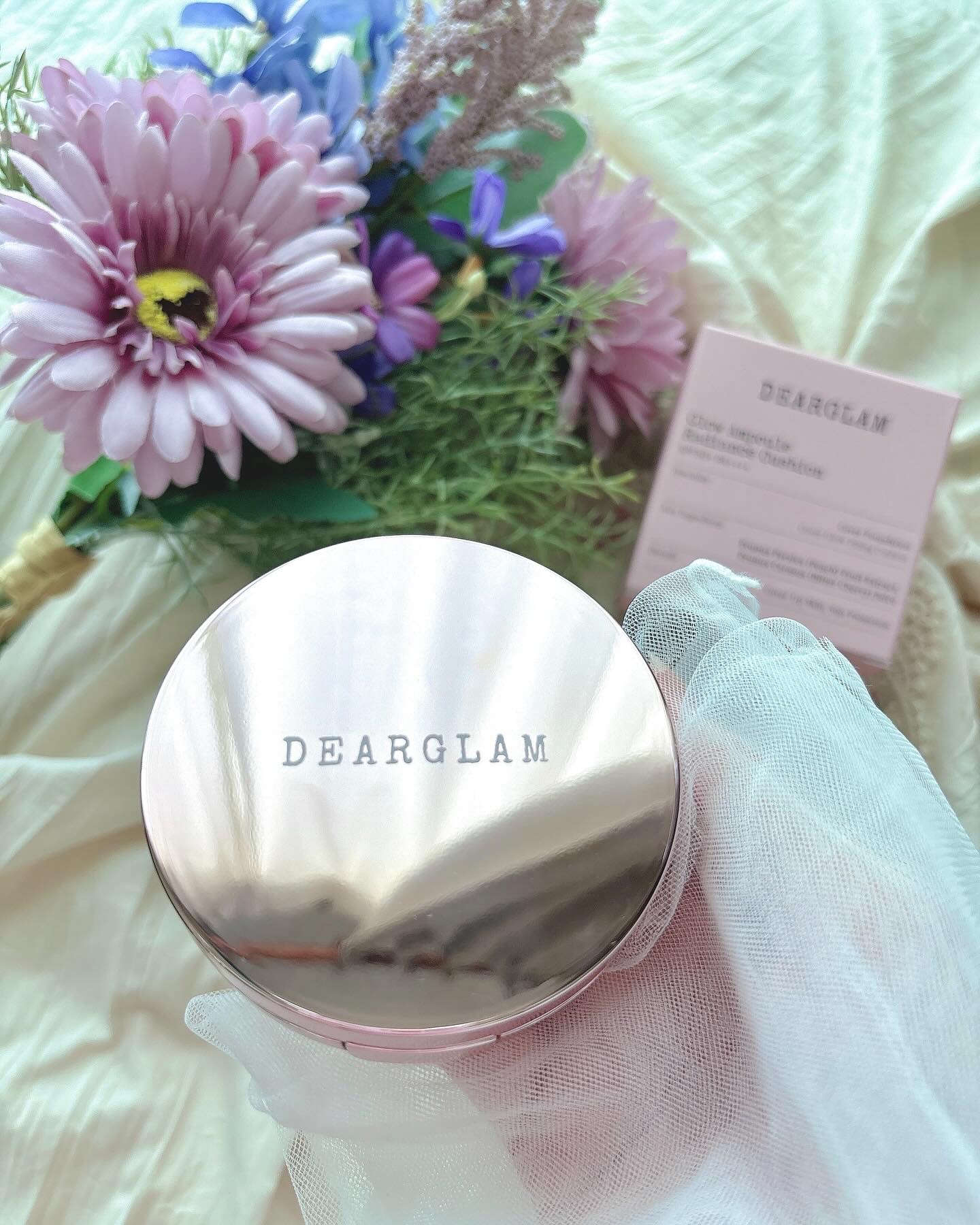 グローアンプルクッションファンデーション/dearglam/クッションファンデーションを使ったクチコミ（2枚目）