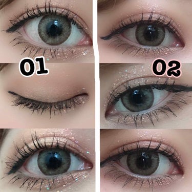 #ROTD sparkle eye glitter 01/TONYMOLY/ジェル・クリームアイシャドウを使ったクチコミ（3枚目）