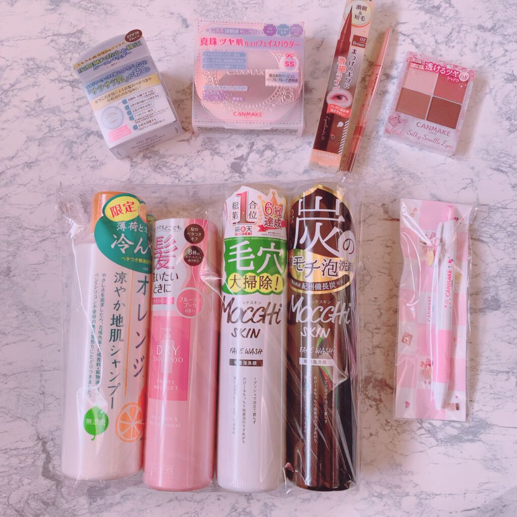 トランスペアレントフィニッシュパウダー/キャンメイク/プレストパウダーを使ったクチコミ（1枚目）