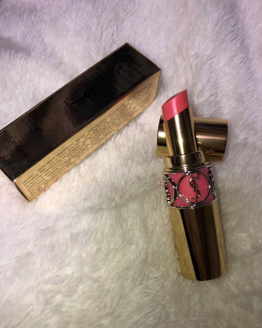 ルージュ ヴォリュプテ シャイン/YVES SAINT LAURENT BEAUTE/口紅を使ったクチコミ(1枚目)