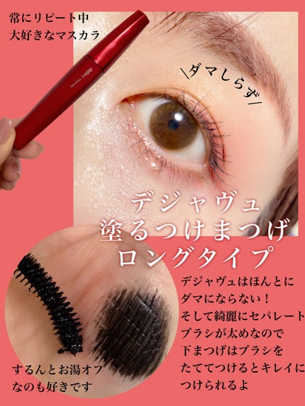 「塗るつけまつげ」ロングタイプ/デジャヴュ/マスカラを使ったクチコミ(1枚目)