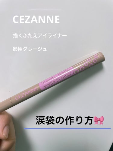 描くふたえアイライナー/CEZANNE/リキッドアイライナーを使ったクチコミ（1枚目）