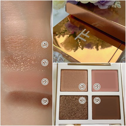 ソレイユ ドゥ フ アイ カラー クォード/TOM FORD BEAUTY/アイシャドウパレットを使ったクチコミ(3枚目)