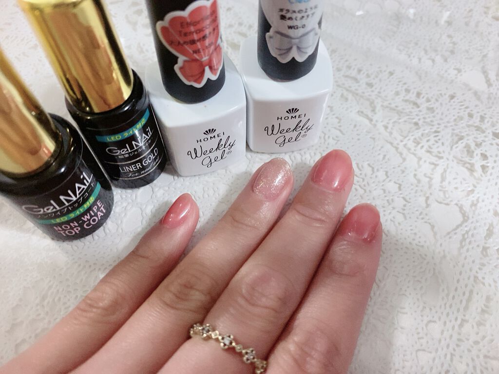 ウィークリージェル/HOMEI/ジェルネイルを使ったクチコミ（1枚目）