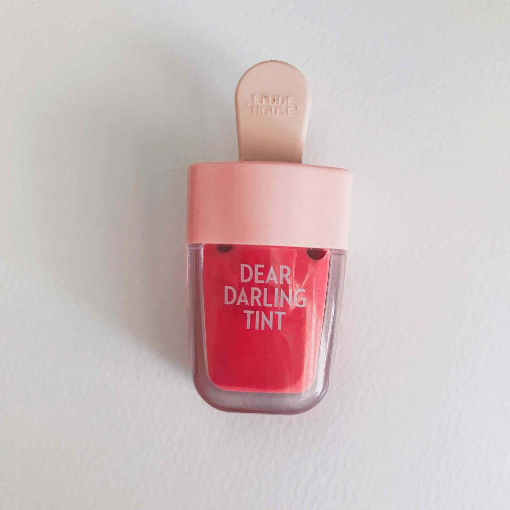 ディアダーリン ウォータージェルティント （アイスティント）/ETUDE/口紅を使ったクチコミ（1枚目）