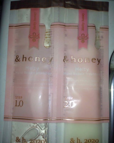 &honey Melty モイストリペア シャンプー1.0／モイストリペア ヘアトリートメント2.0/&honey/シャンプー・コンディショナーを使ったクチコミ（1枚目）