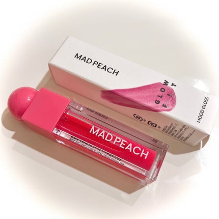 マッドピーチグロウフィットムードグロス/MAD PEACH/リップグロスを使ったクチコミ(2枚目)