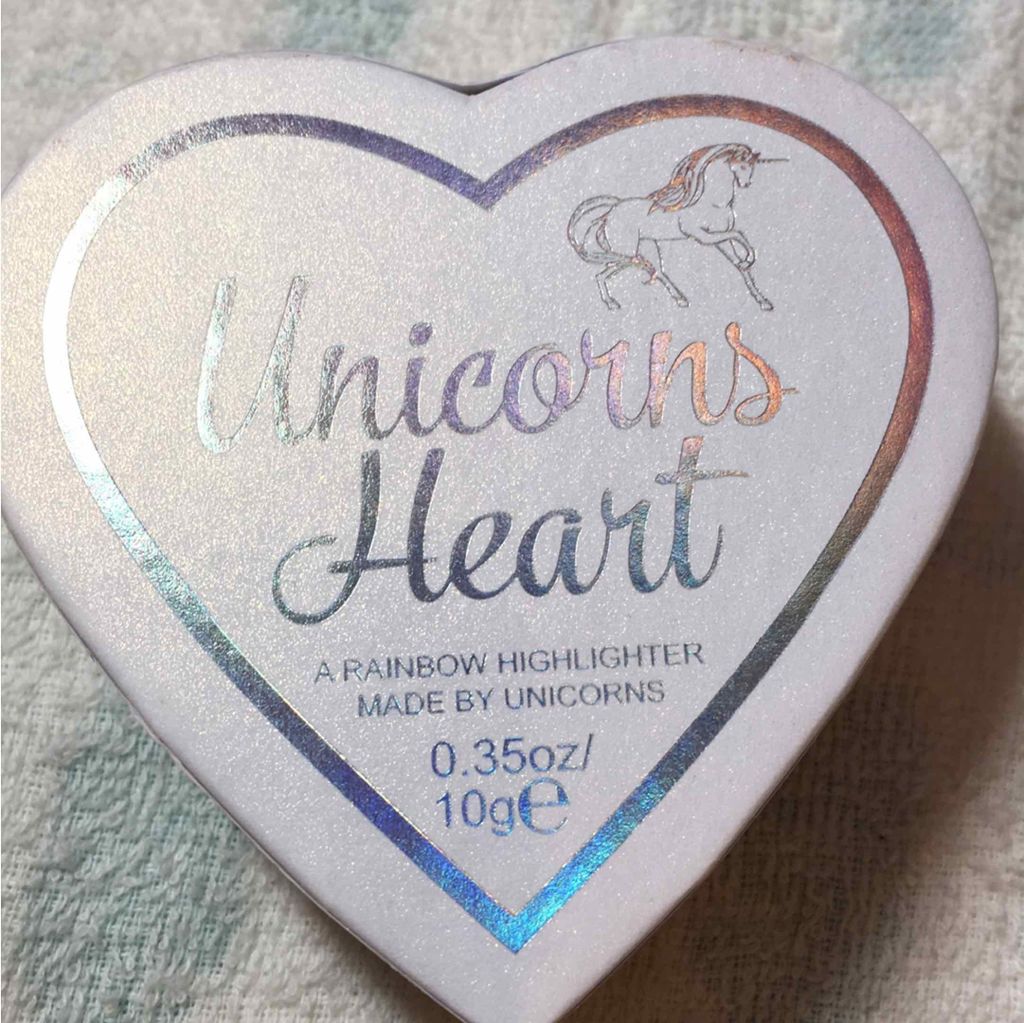 ハートハイライター ユニコーンハート/MAKEUP REVOLUTION/パウダーハイライトを使ったクチコミ(1枚目)