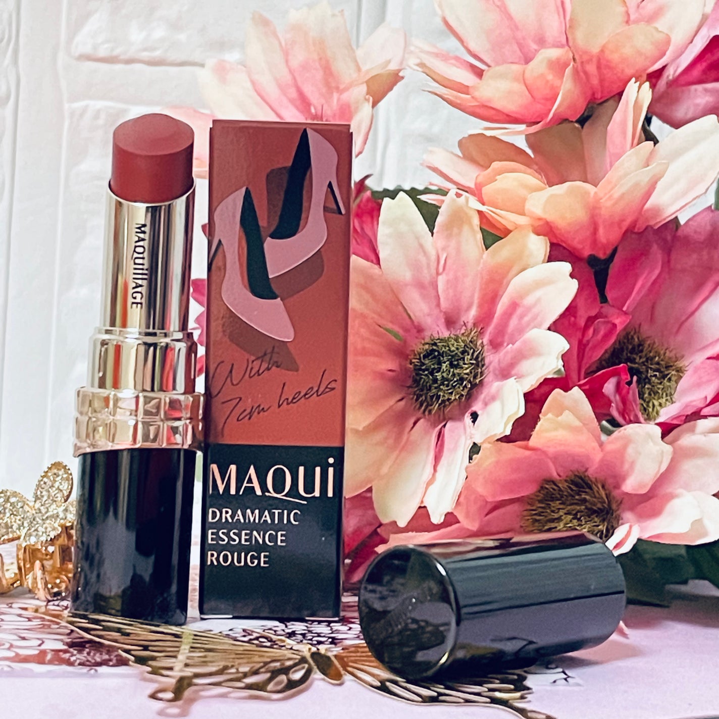 ドラマティックエッセンスルージュ/マキアージュ/口紅を使ったクチコミ(2枚目)