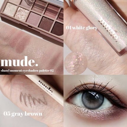 MD ドリーミーグリッター/mude/グリッターを使ったクチコミ(4枚目)