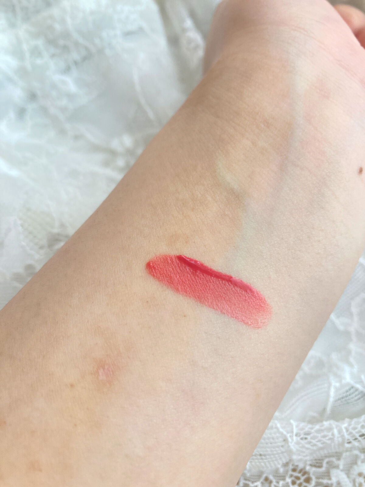 クリームドゥローズティント/dasique/リップティントを使ったクチコミ（3枚目）