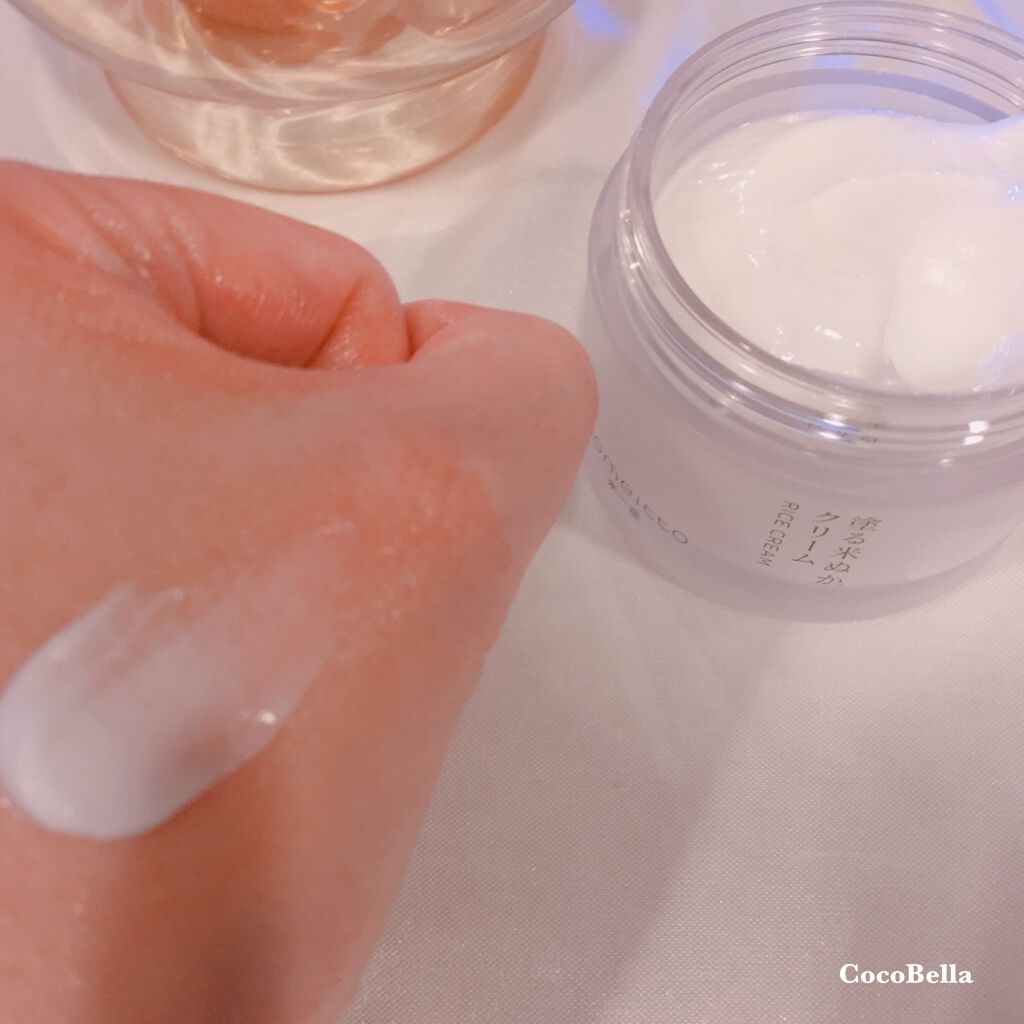 塗る米ぬかクリーム/米一途/フェイスクリームを使ったクチコミ（3枚目）