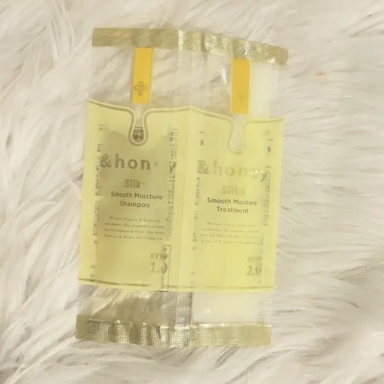 シルキー　スムースモイスチャー　シャンプー　1.0/ヘアトリートメント　2.0/&honey/市販シャンプーを使ったクチコミ（1枚目）