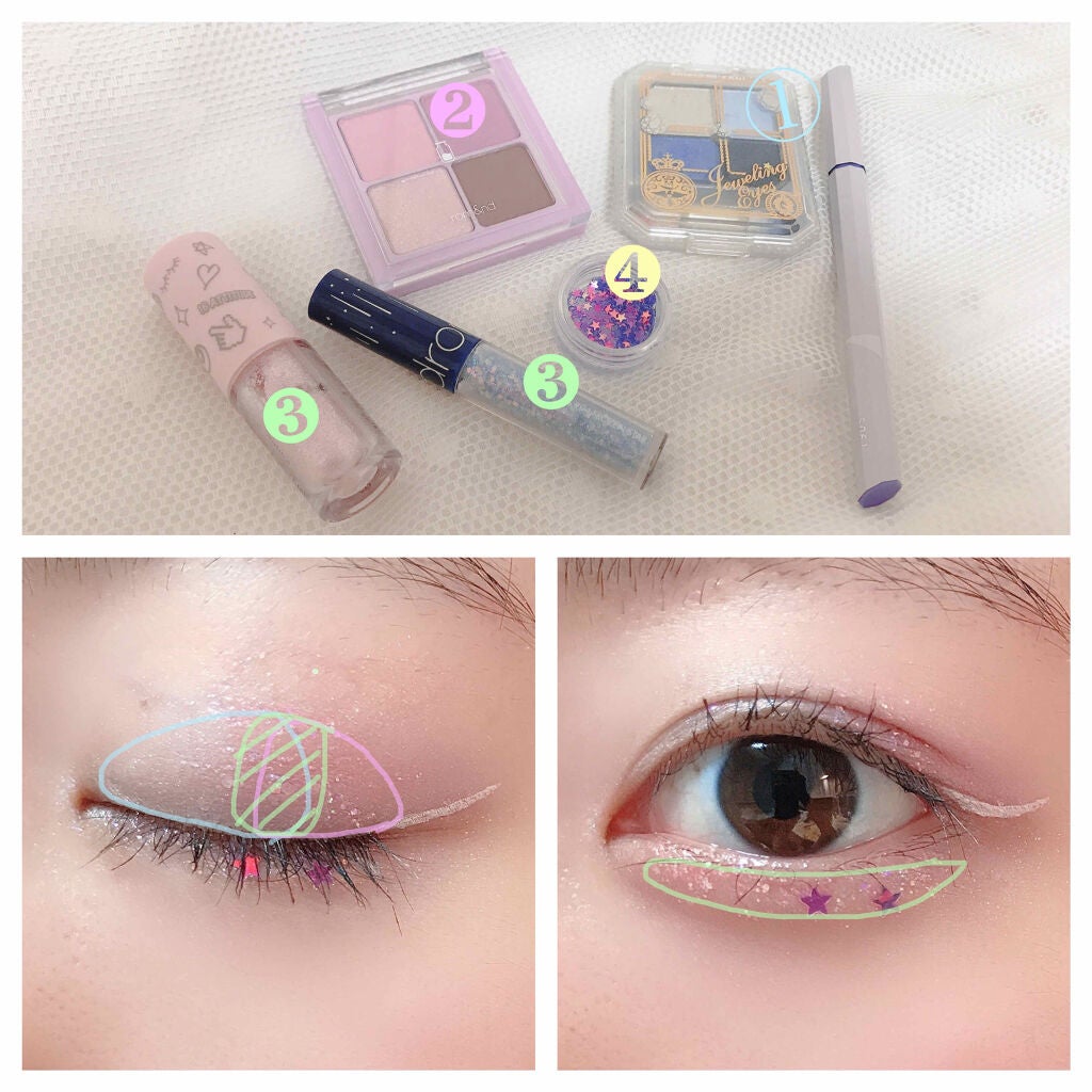 ジュエリングアイズ/MAJOLICA MAJORCA/アイシャドウパレットを使ったクチコミ(2枚目)