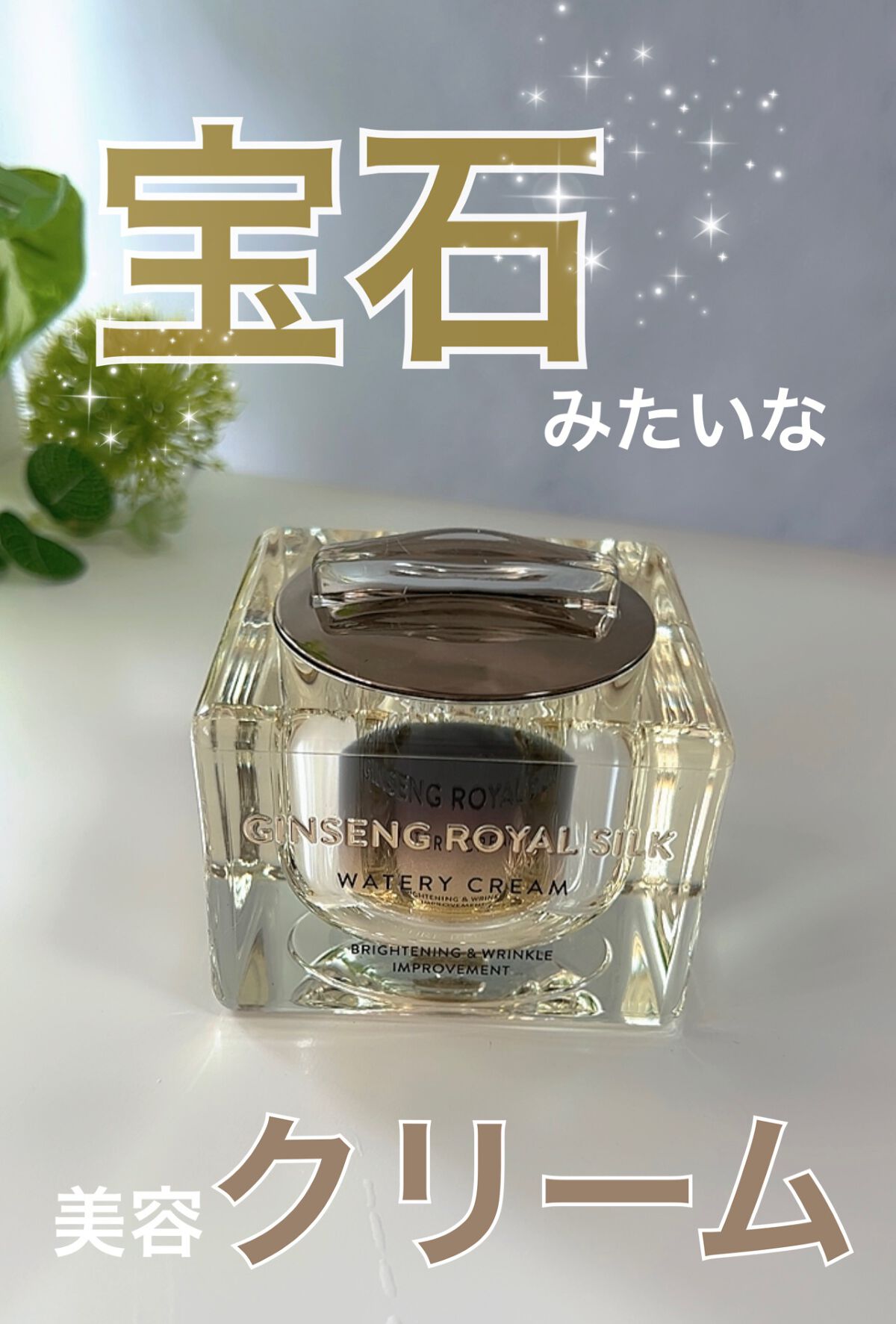 RY ウォータリークリーム GI(ジンセン ロイヤル シルク ウォータリー クリーム)/ネイチャーリパブリック/フェイスクリームを使ったクチコミ(1枚目)