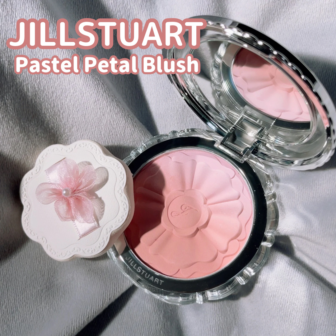ジルスチュアート　パステルペタル ブラッシュ 02 baby tulip/JILL STUART/パウダーチークを使ったクチコミ（1枚目）