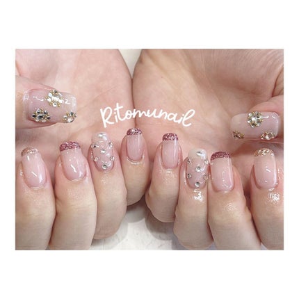 #新越谷ネイル,#ジェルネイル,#ママネイル,#子連れネイル,#モニターネイル,#韓国風ネイル,#オシャレネイルのネイルデザイン