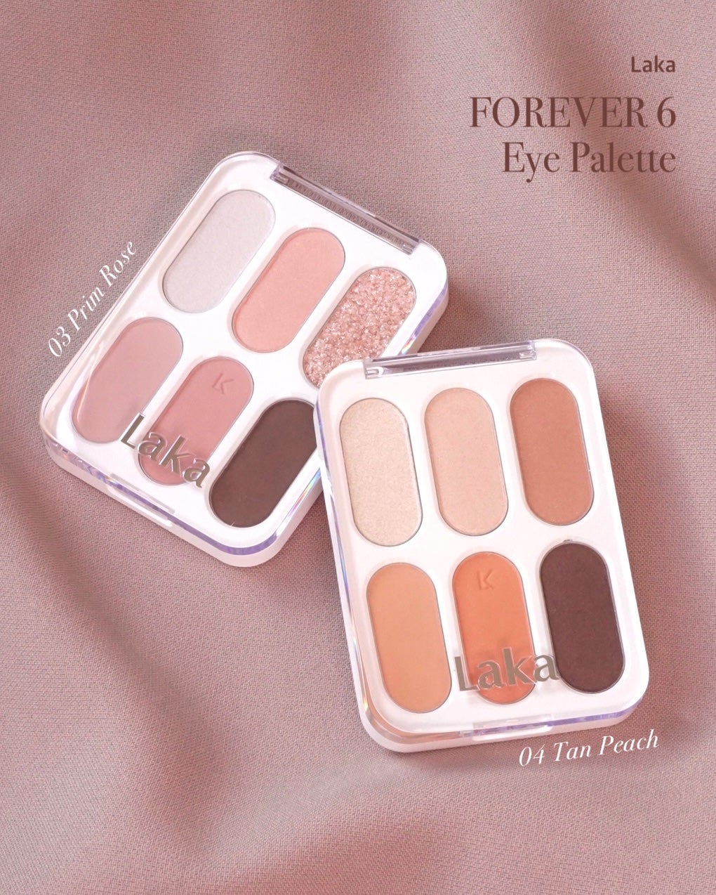 フォーエバー6アイパレット/Laka/アイシャドウパレットを使ったクチコミ(2枚目)