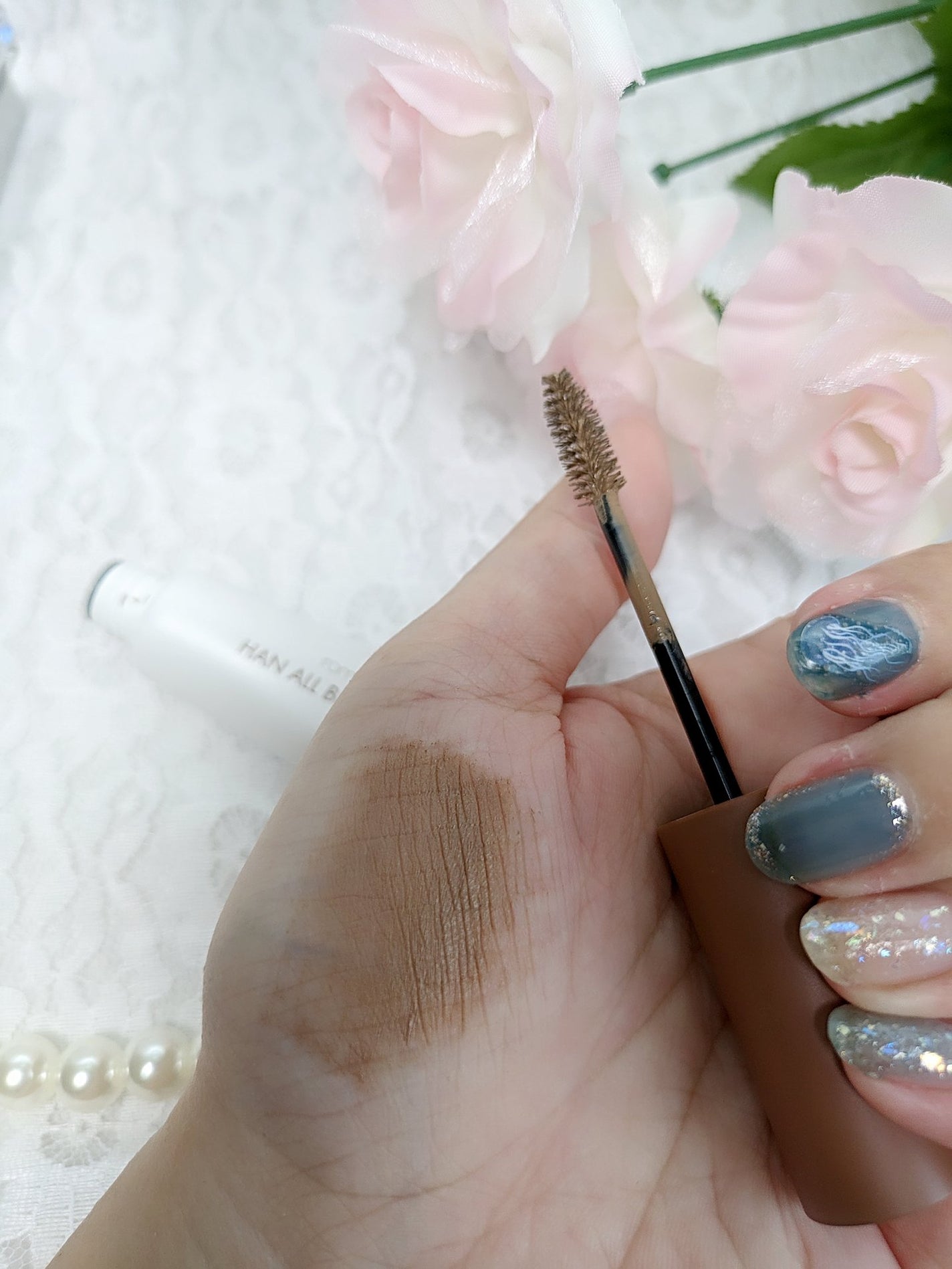 ハンオールブロウカラ/rom&nd/眉マスカラを使ったクチコミ(3枚目)