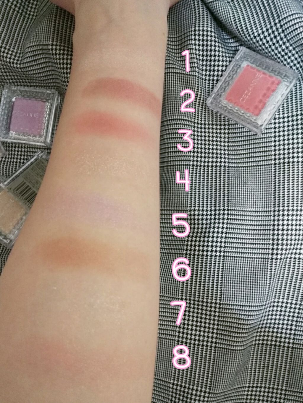 シングルカラーアイシャドウ/CEZANNE/単色アイシャドウを使ったクチコミ（2枚目）