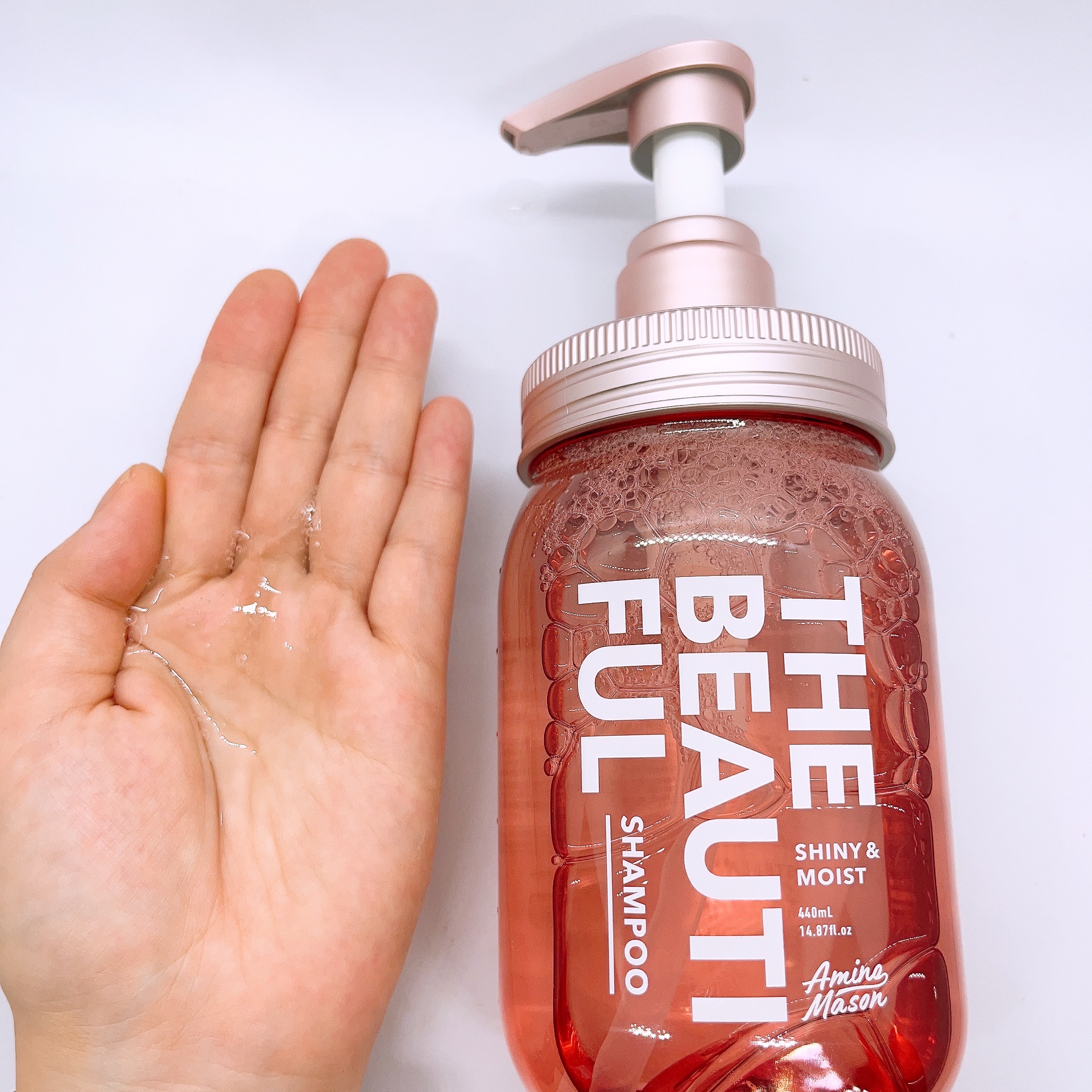 シャイニー＆モイスト シャンプー／ヘアトリートメント/アミノメイソン/市販シャンプーを使ったクチコミ（2枚目）