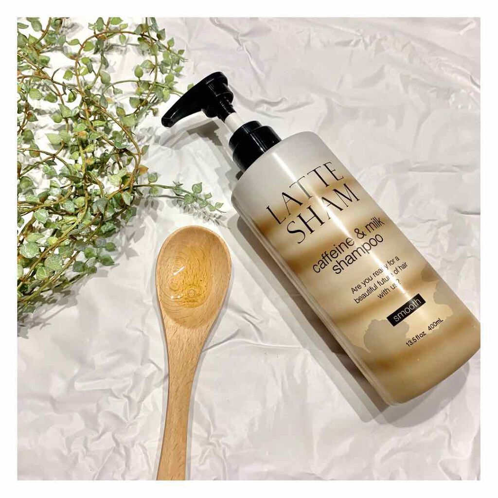 スムースシャンプー／スムーストリートメント 400mL/LATTE SHAM/市販シャンプーを使ったクチコミ（2枚目）