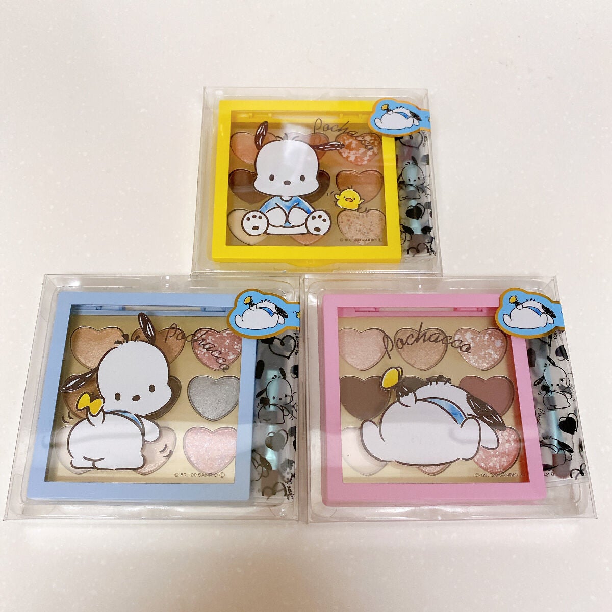 アイシャドウパレット ポチャッコ/IT'S DEMO/アイシャドウパレットを使ったクチコミ(3枚目)