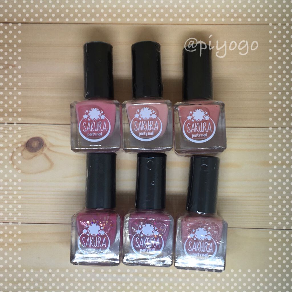 さくらパーティネイル/セリア/マニキュアを使ったクチコミ(1枚目)