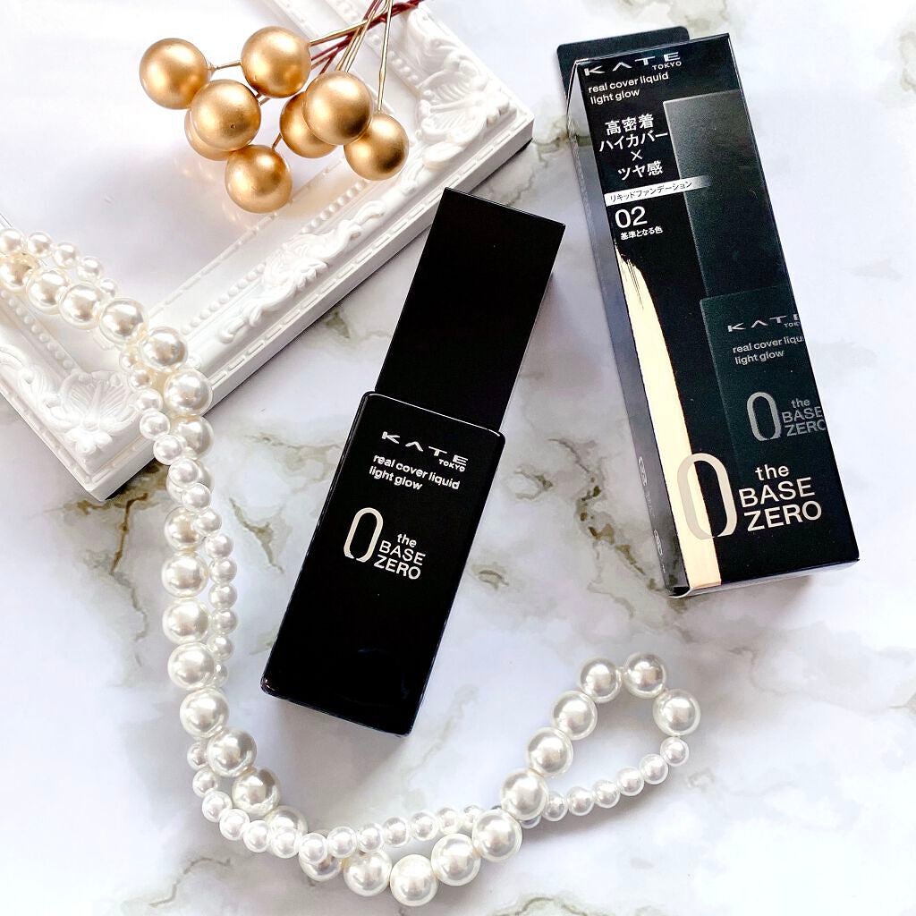 リアルカバーリキッド(ライトグロウ)/KATE/リキッドファンデーションを使ったクチコミ(5枚目)