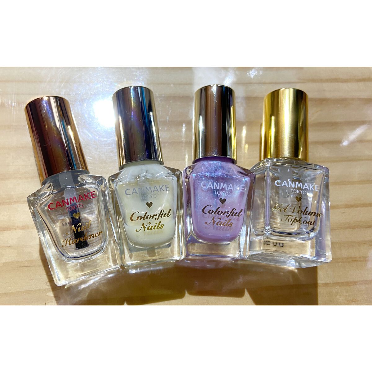 ジェルボリュームトップコート/キャンメイク/ネイルトップコートを使ったクチコミ（2枚目）