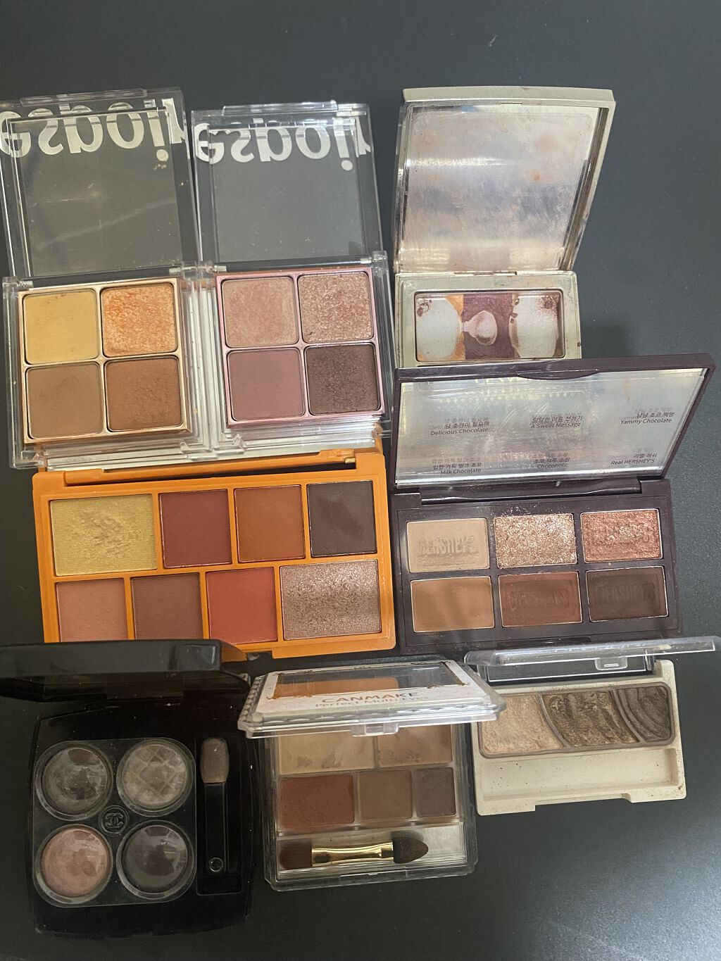 ミニチョコレートアイシャドウパレット/MAKEUP REVOLUTION/アイシャドウパレットを使ったクチコミ（1枚目）