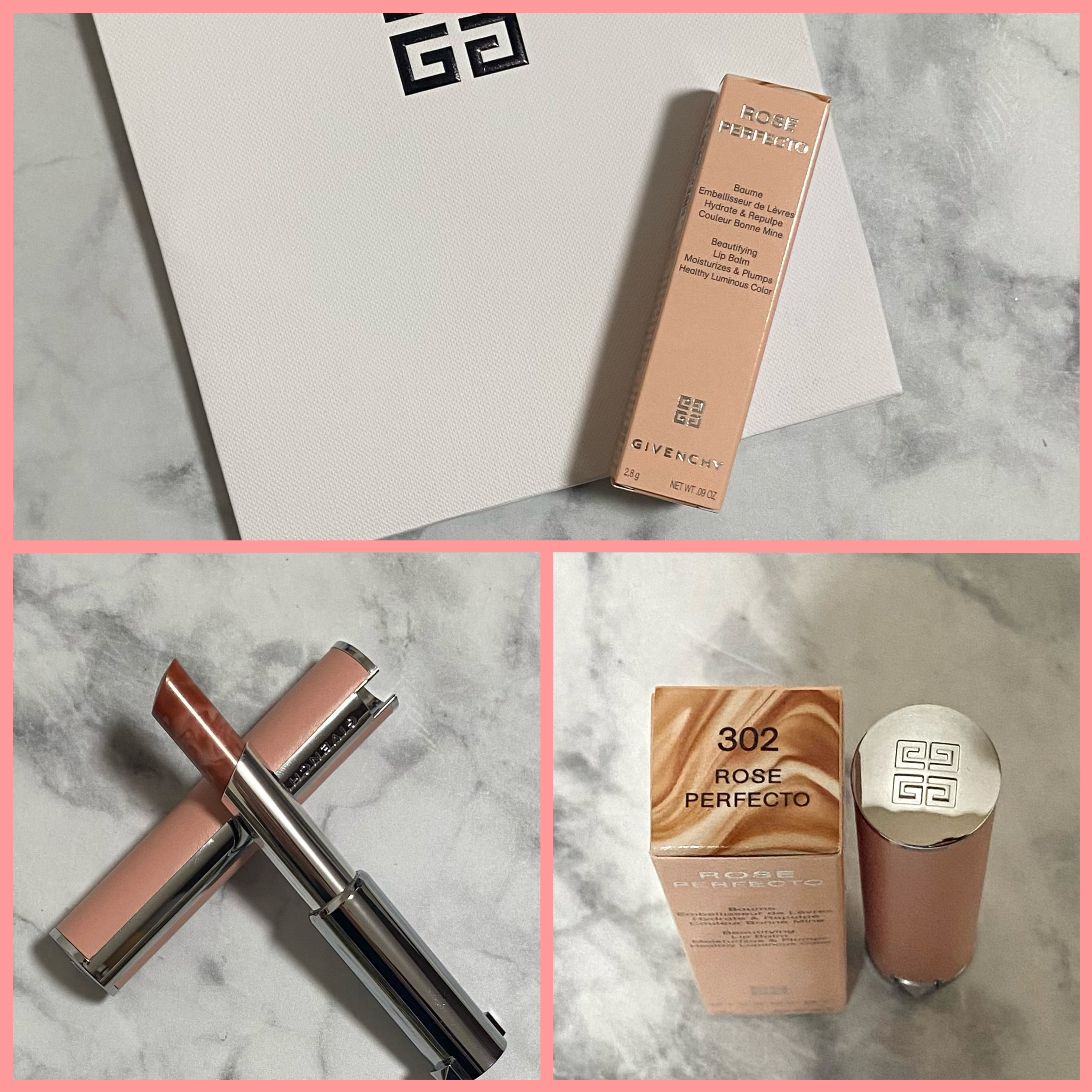 ローズ・パーフェクト No.302 ウォーム・メープル/GIVENCHY/リップバームを使ったクチコミ（2枚目）