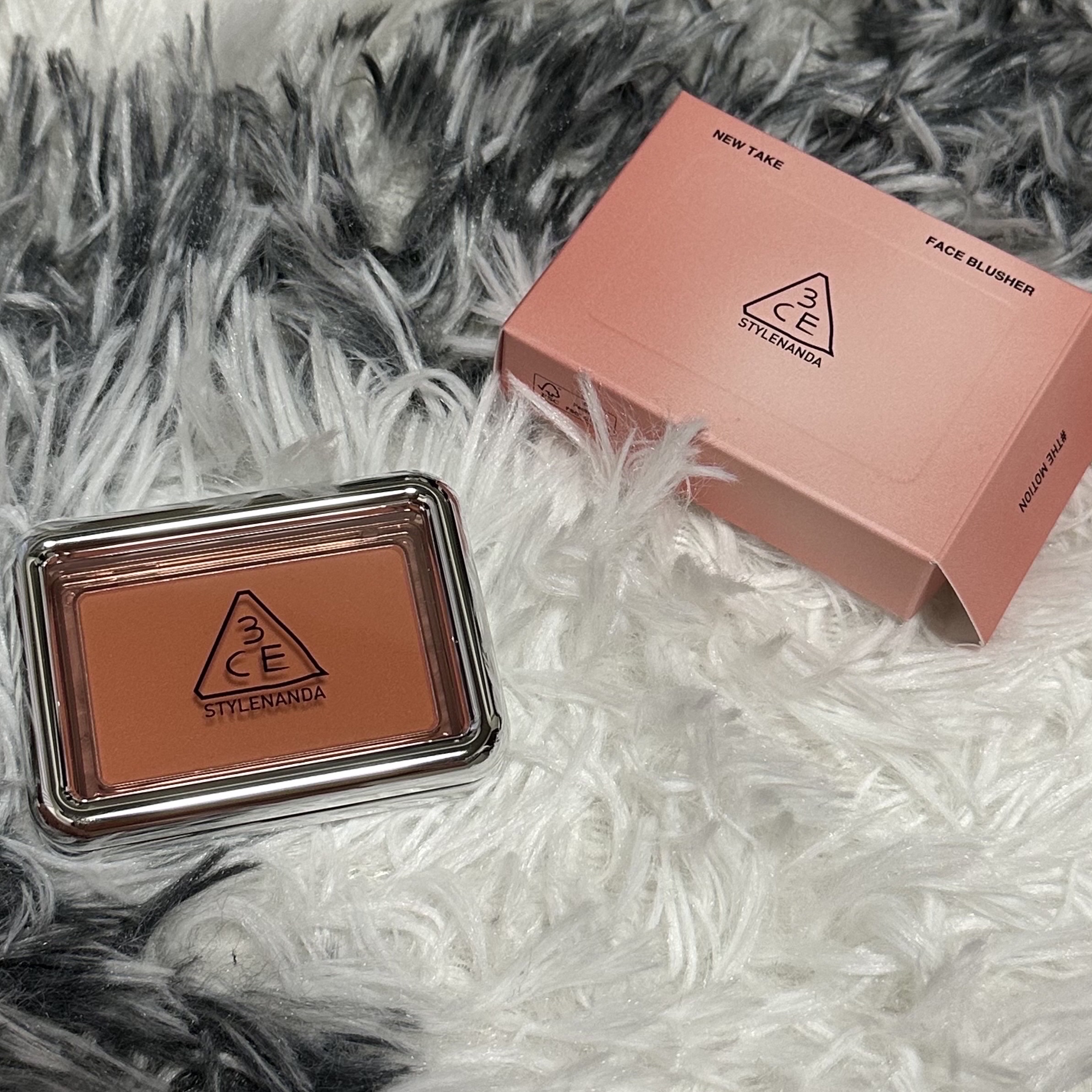 3CE ニューテイク フェイスブラッシャー ベアモーション/3CE/チークを使ったクチコミ（1枚目）