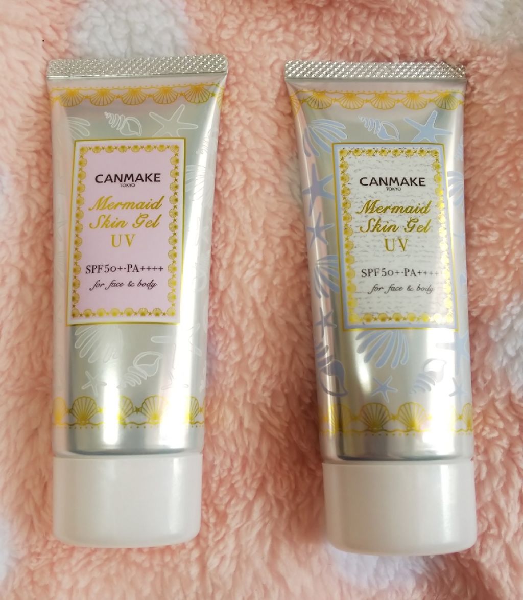 マーメイドスキンジェルUV/キャンメイク/日焼け止めジェルを使ったクチコミ（1枚目）