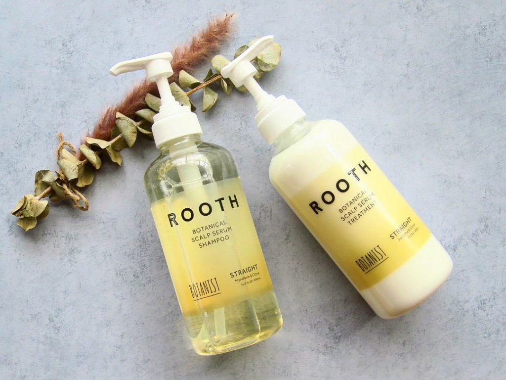 ルース ボタニカルスカルプセラム シャンプー・トリートメント（ストレート）/BOTANIST/市販シャンプーを使ったクチコミ（1枚目）