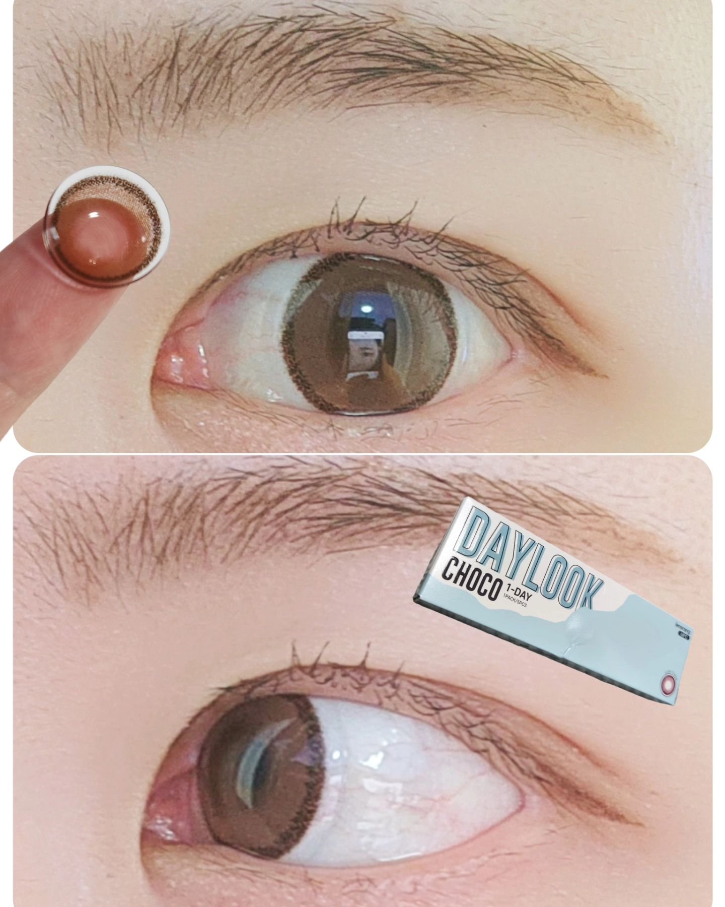 DAYLOOK 1DAY/LensRang/ワンデー（１DAY）カラコンを使ったクチコミ（3枚目）