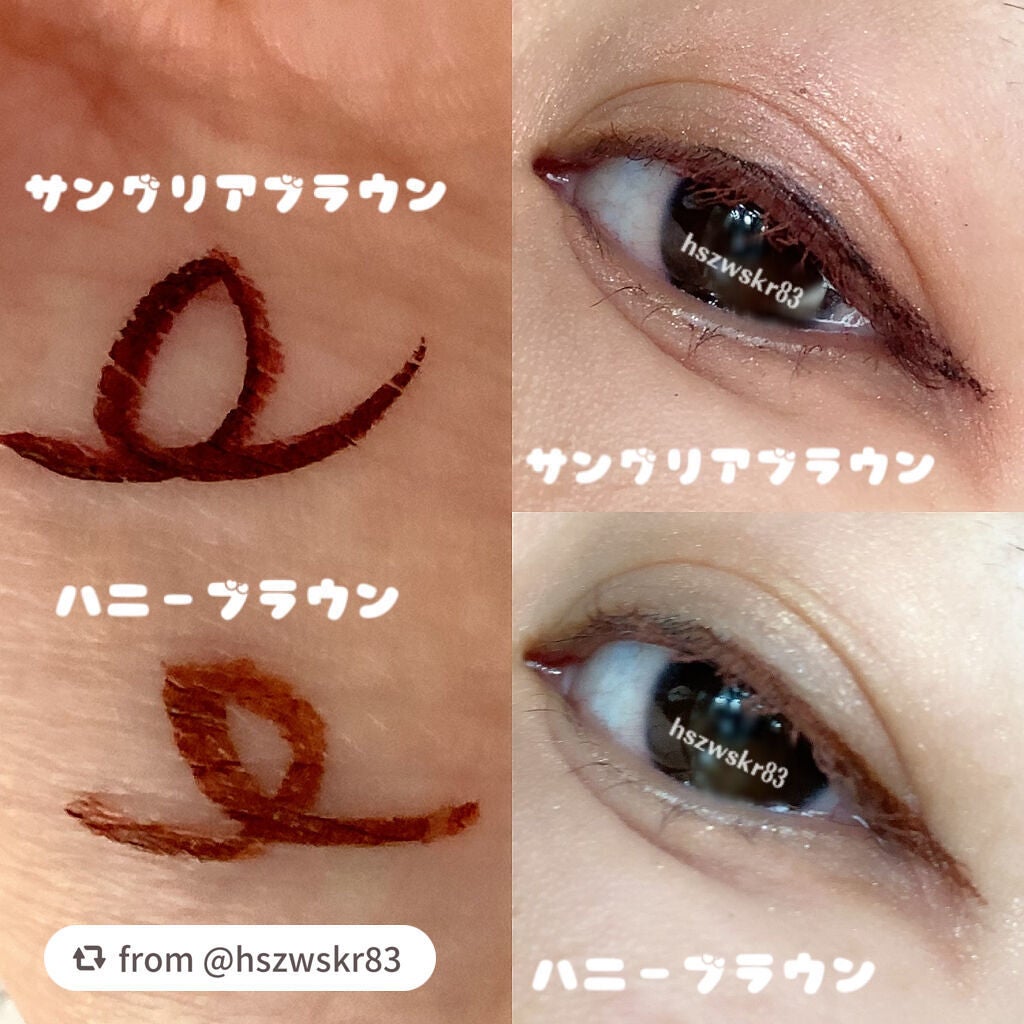 ラブ・ライナー リキッドアイライナー ブラウンニュアンスコレクション/ラブ・ライナー/リキッドアイライナーを使ったクチコミ(5枚目)