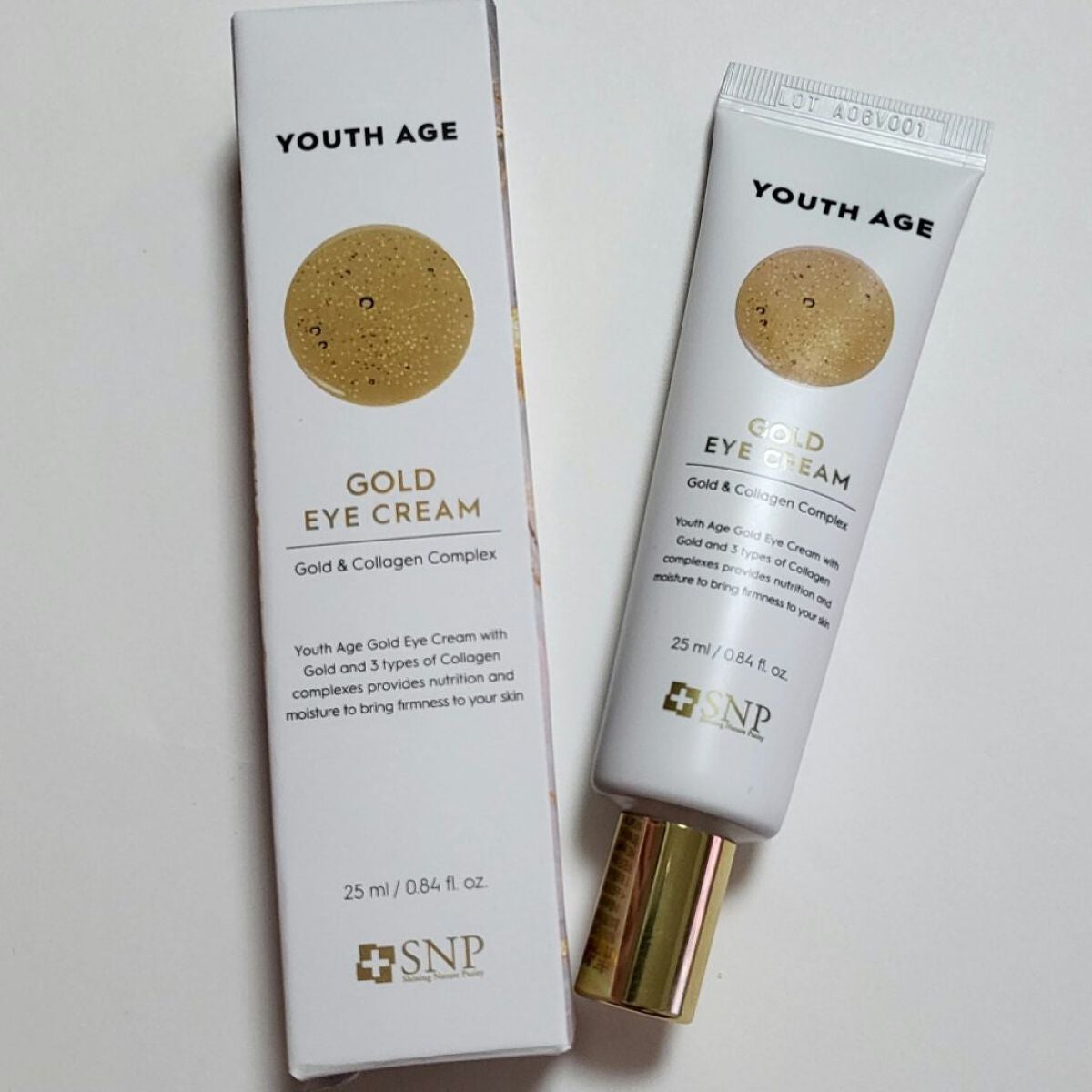 ユースエイジゴールドアイクリーム/SNP/アイケア・アイクリームを使ったクチコミ(4枚目)