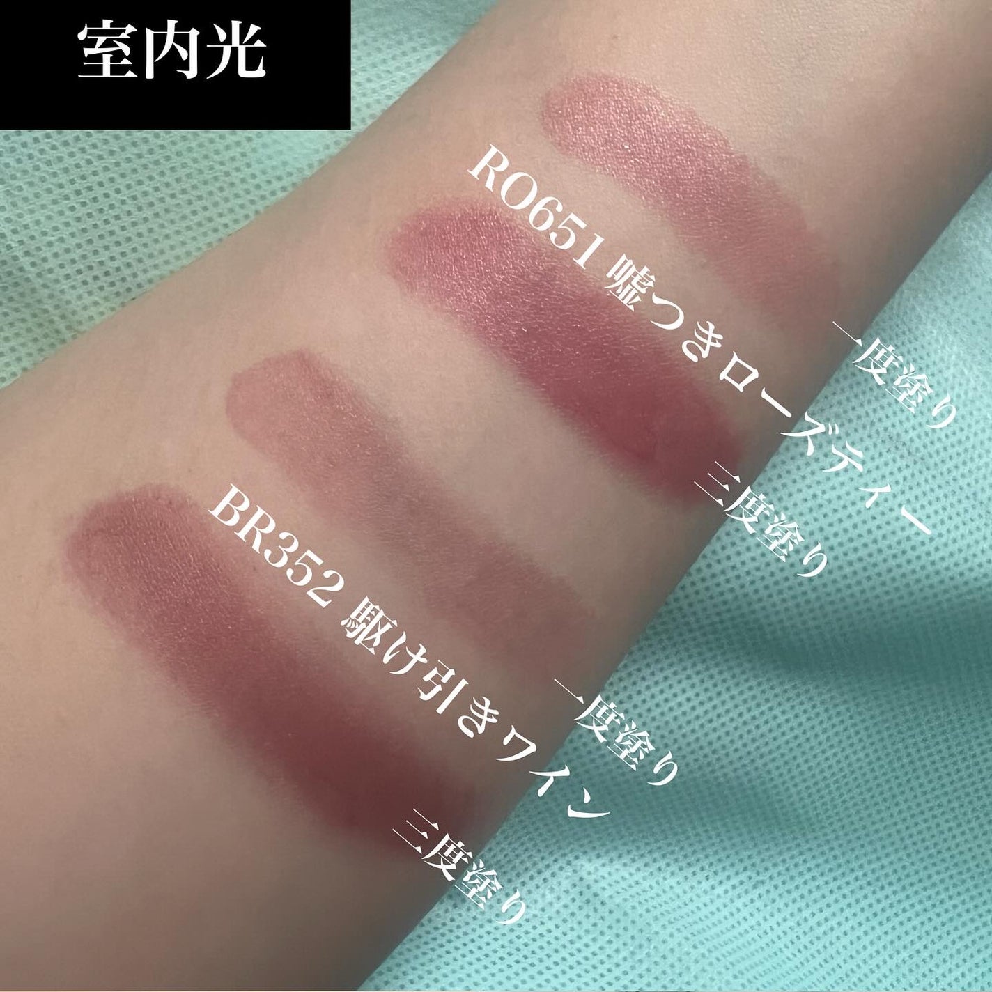 ネンマクフェイク ルージュ/Visée/口紅を使ったクチコミ(3枚目)