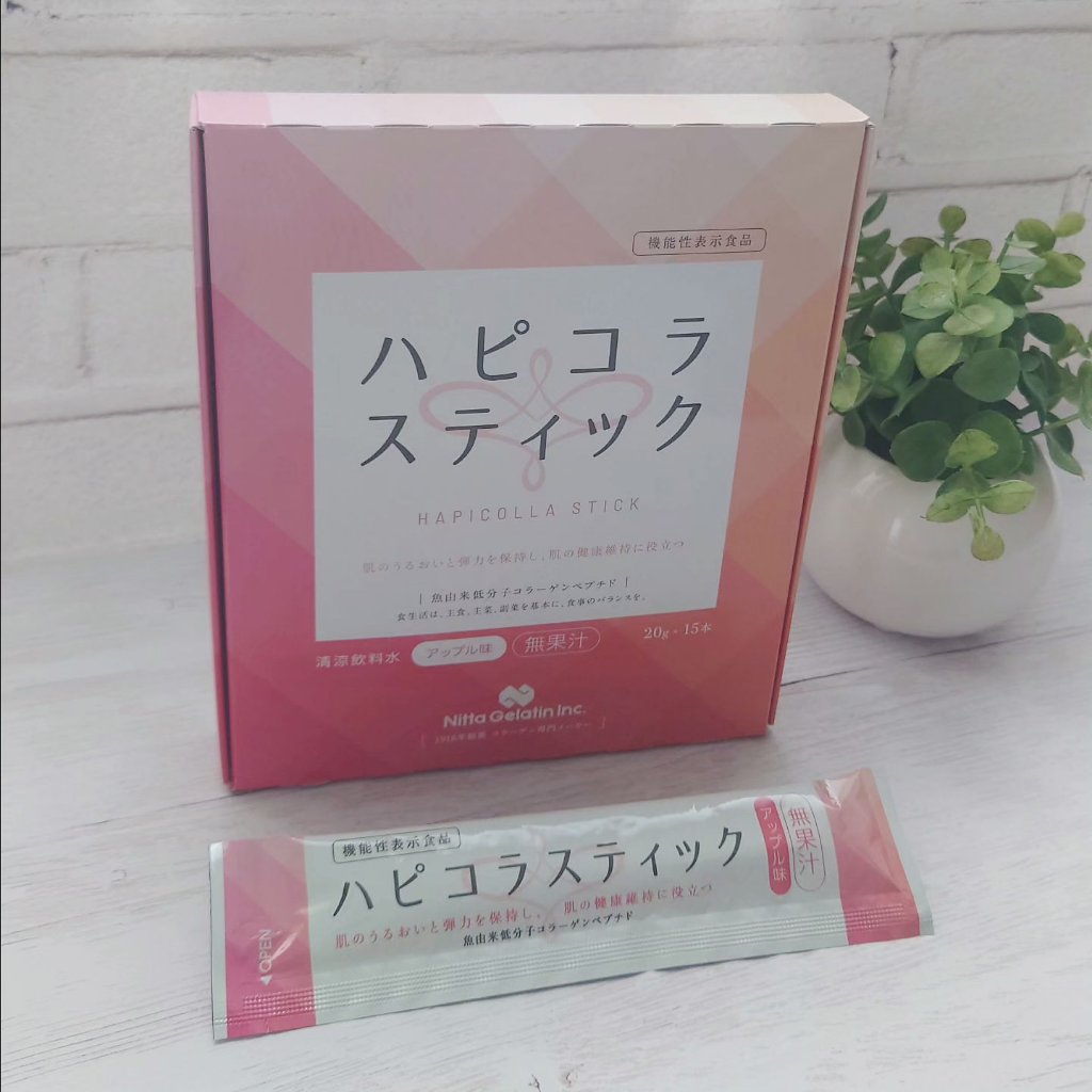 ハピコラスティック/新田ゼラチンダイレクト/美容ドリンクを使ったクチコミ（1枚目）