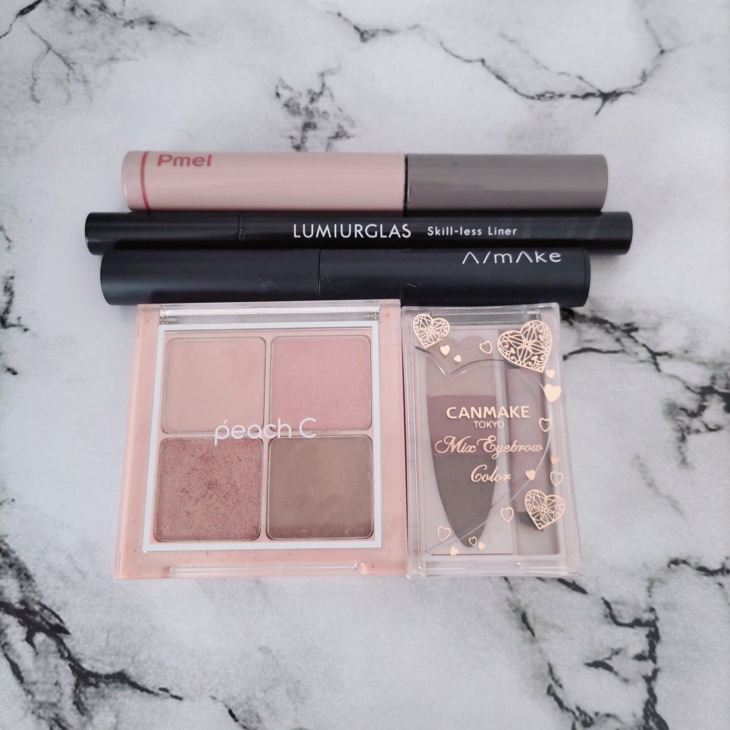 フォーリング イン アイシャドウ パレット/Peach C/アイシャドウパレットを使ったクチコミ(4枚目)