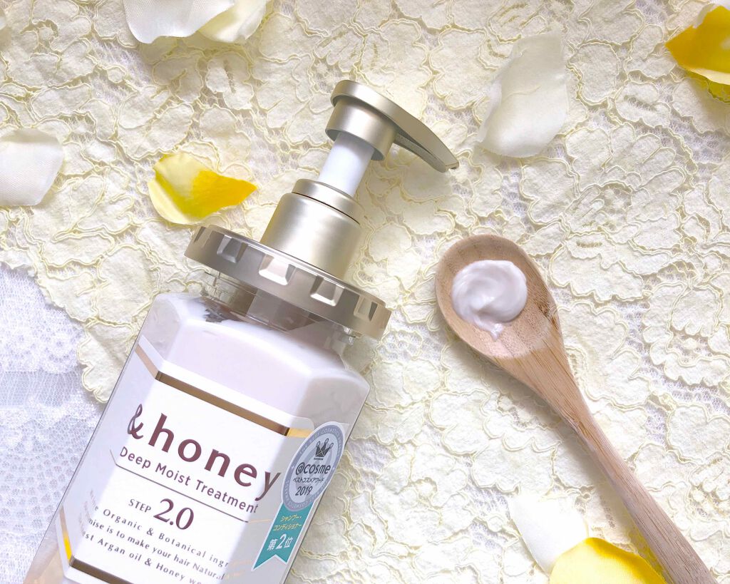 ディープモイスト シャンプー1.0／ヘアトリートメント2.0/&honey/市販シャンプーを使ったクチコミ（3枚目）