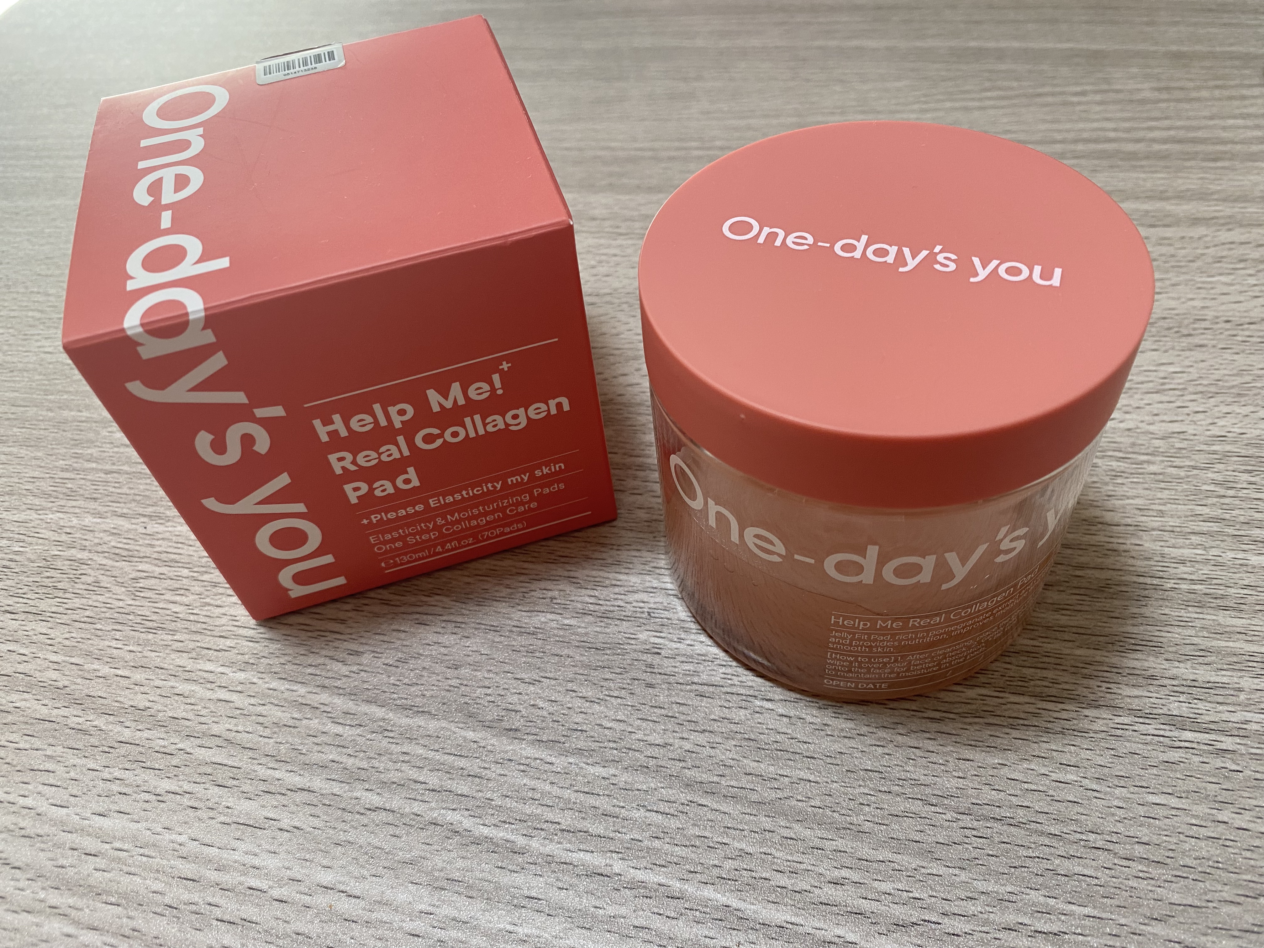 ヘルプミー! リアルコラーゲンパッド 130ml(70枚)/One-day's you/トナーパッドを使ったクチコミ（1枚目）