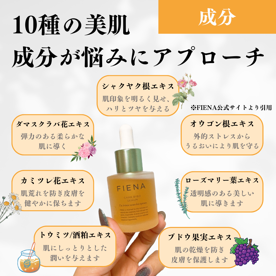 カークビボーセラム/FIENA/美容液を使ったクチコミ(5枚目)
