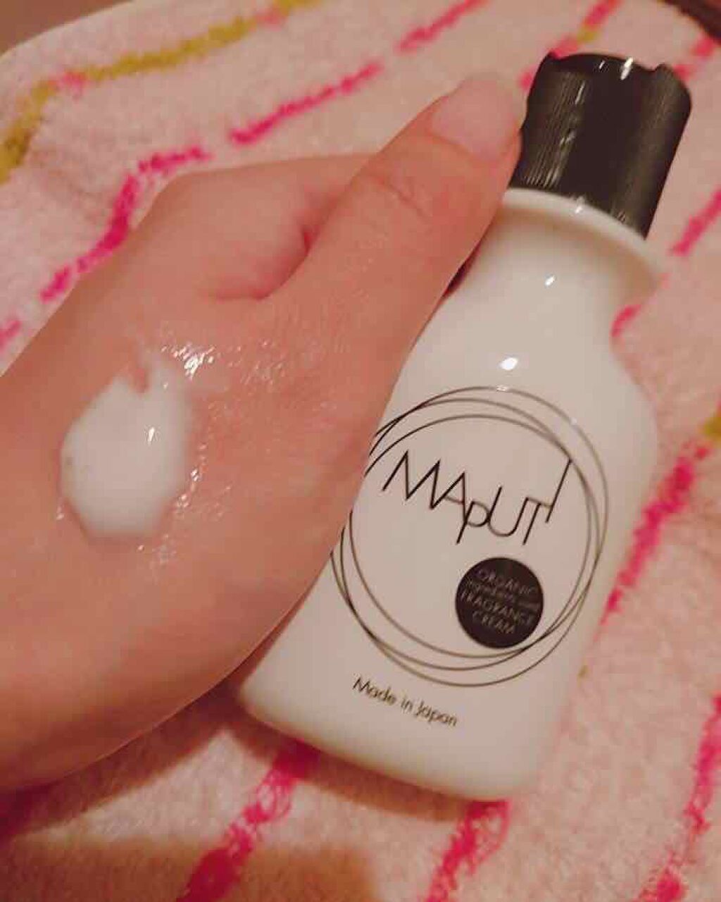 オーガニックフレグランスホワイトクリーム MAPUTI/MAPUTI/デリケートゾーンケアを使ったクチコミ（1枚目）