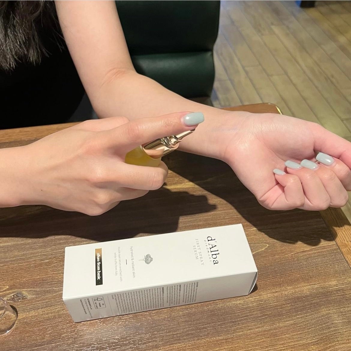 ダルバ ホワイトトリュフファーストスプレーセラム/ダルバ/ミスト状化粧水を使ったクチコミ(1枚目)