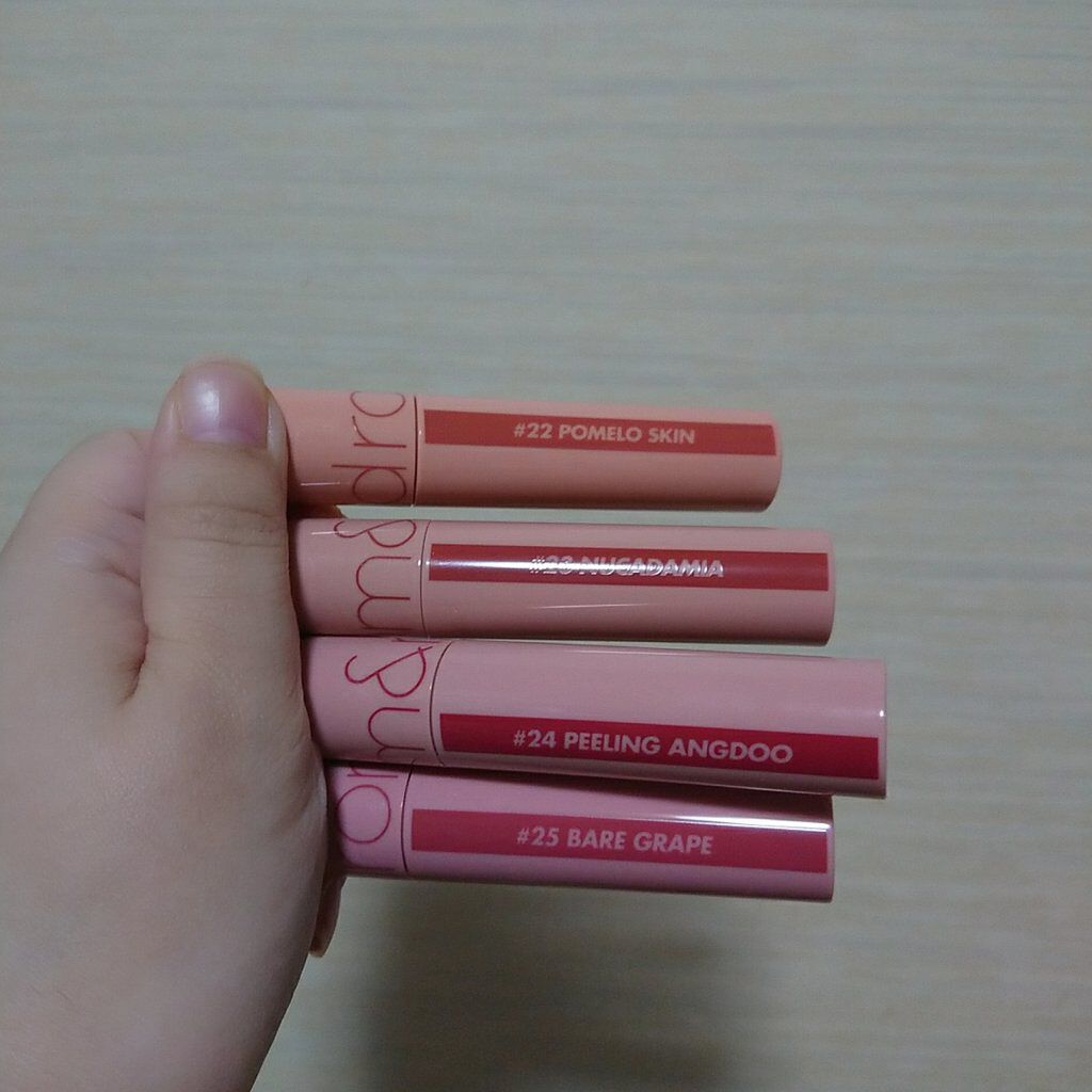 ジューシーラスティングティント/rom&nd/リップティントを使ったクチコミ(1枚目)